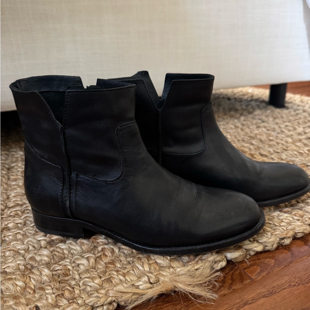 EUC Frye Melissa Slouch Boot Black 7.5